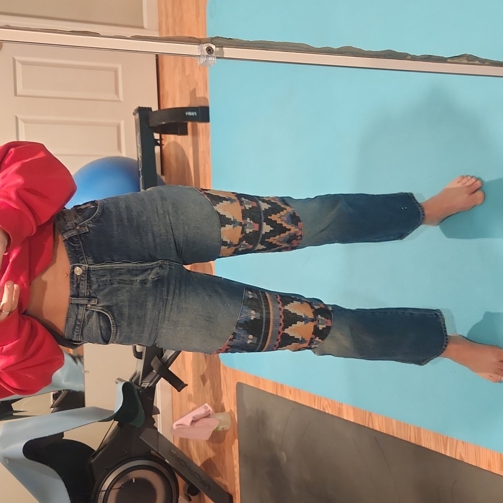 we the free patch work jeans